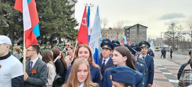 04.05.2023 - городская героико-патриотическая акция «Пламя гордости за Победу», приуроченная к празднованию 78-й годовщины Победы в Великой Отечественной войне