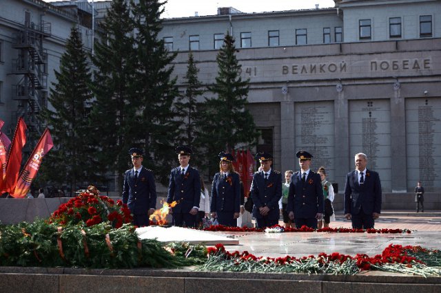 09.05.2023 - торжественный митинг у Вечного огня