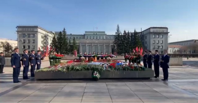 09.05.2023 - торжественный митинг у Вечного огня