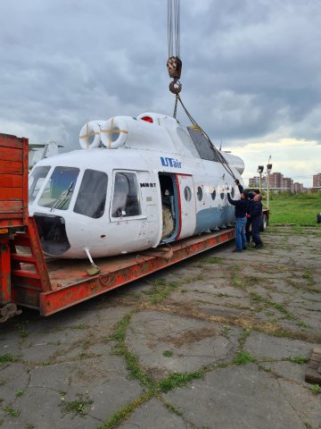 07.09.2021 - из Тюмени в Иркутск прибыл вертолет МИ-8