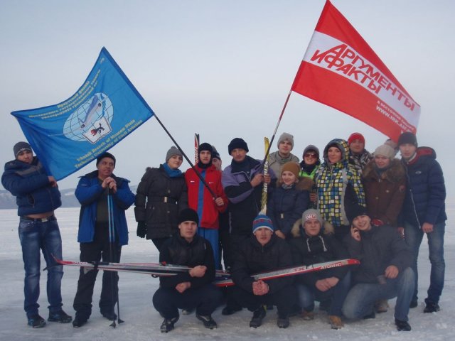 23.02.2014 г. состоялся лыжный переход через оз. Байкал