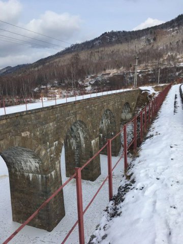 23.02.2020 - после прибытия на станцию, группа студентов факультета авиационных систем и комплексов ИФ МГТУ ГА на своем пути преодолела ряд тоннелей и мостов «Кругобайкалки»