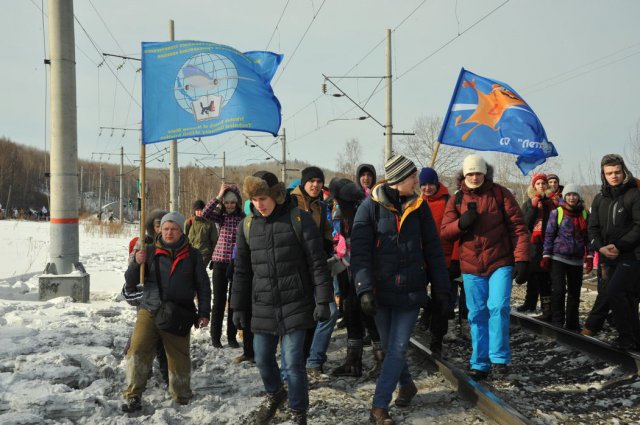 23.02.2018 - ежегодный переход по льду озера Байкал